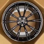18x8 5x112 ET42 66.6 BLACK MACHINED FACE
