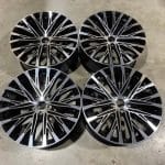 19x8.5 5x112 ET35 66.45 BLACK MACHINED FACE