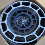 22x9 5x120 ET38 72.56 SATIN BLACK MACHINED FACE