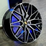21x8.5 5x130 ET27 66.5 BLACK MACHINED FACE