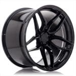 19x8 5x112 ET30 BLANK Platinum Black