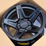 17x9 6x139.7 ET-24 110.1 SATIN BLACK