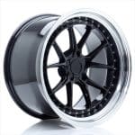 19x11 5x112 ET25 BLANK Gloss Black w/ Machined Lip