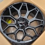 20x10 5x127 ET-19 87.1 BLACK MACHINED FACE