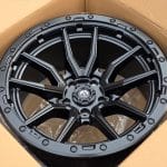 20x10 5x127 ET-18 75.3 MATT BLACK MATT BLACK RING