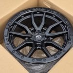 20x9 5x150 ET1 110.1 MATT BLACK MATT BLACK RING
