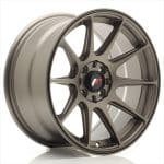 16x8 ET25 4x100 4x108 Matt Bronze