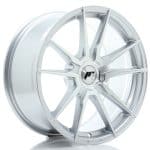 18x8.5 5x120 ET45 BLANK Silver Machined Face