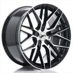 19x9.5 5x112 ET29 BLANK Gloss Black Machined Face