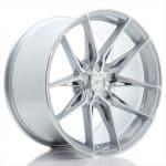 19x8.5 5x120 ET30 BLANK Silver w/ Machined Face