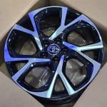 18x7 5x114.3 ET50 60.1 BLACK MACHINED FACE
