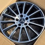 17x8 5x112 ET35 66.6 BLACK MACHINED FACE