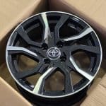 15x7 4x100 ET35 73.1 BLACK MACHINED FACE YH776