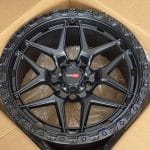 18x9 5X127 ET-12 71.5 MATT BLACK