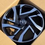 15x6 4x100 ET35 73.1 BLACK MACHINED FACE