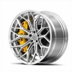 20x9.5 5x112 ET33 66.56 BRASHED SILVER