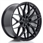 19x8.5 5x112 ET27 5H BLANK Black Machined w/ Tinted Face
