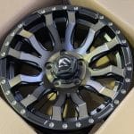 15x7 6x139.7 ET10 110.1 BLACK MACHINED FACE + BRONZE TINTED