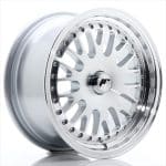 15x7 3x112 ET30 BLANK Silver Machined Face
