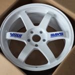 18x9.5 5X114.3 ET22 BLANK WHITE