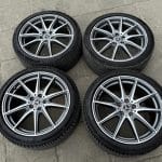 19x8 5x112 ET43 66.6 + 19x9 ET49 GREY MACHINED FACE