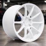 18x9.5 5x114.3 ET35 BLANK White Custom