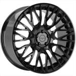22x9.5 5x108 ET33 74.1 Gloss Black