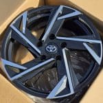 16x6.5 5x114.3 ET32 BLACK MACHINED FACE