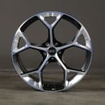 22x10 5x112 ET20 66.5 SILVER BLACK C