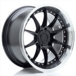 18x9.5 5x120 ET15 BLANK Gloss Black w/ Machined Lip