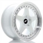 17x8 5x120 ET35 BLANK White w/ Machined Lip