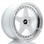 17x9 5x120 ET35 BLANK White w/ Machined Lip