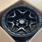 17x9 5x114.3 ET0 73.1 MATT BLACK