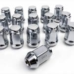 3/8 24 UNF CHROME NUTS