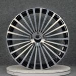20x10.5 5x114.3 ET50 68.1 BLACK MACHINED FACE