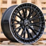 19x9.5 5x112 ET45 66.56 MATT BLACK MICHINED LIP