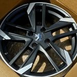 17x7 4x108 ET25 65.1 MATT BLACK MACHINED FACE