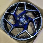17x6.5 4x108 ET38 63.4 BLACK MACHINED FACE