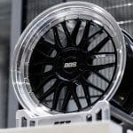 18x8.5 5x114.3 ET35 73.1 BLACK MACHINED LIP