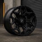 17x8.5 6x139.7 ET-12 100.1 SATIN BLACK