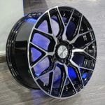 15x7 4x108 ET35 73.1 BLACK MACHINED FACE