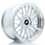 18x9.5 5x112 ET29 BLANK Hyper Silver w/ Machined Lip