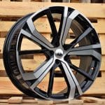 20x8.5 5x108 ET40 63.4 BLACK MACHINED FACE