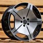 19x9.5 5x112 ET35 66.56 Black Machined Face