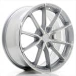 18x8 5x112 ET45 Silver Machined Face