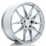 18x8 5x112 ET42 BLANK Silver w/ Machined Face