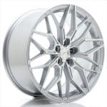 18x8 5x112 ET40 BLANK Silver w/ Machined Face