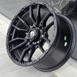 17x9 6x114.3 ET0 66.1 MATT BLACK