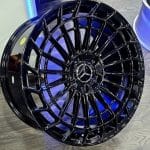 18x9 5x112 ET45 66.6 GLOSS BLACK
