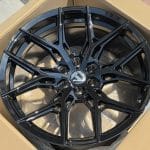 20x9.5 6x114.3 ET0 66.1 GLOSS BLACK